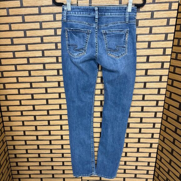 Silver‎ Jeans Suki Straight Leg Jeans Size 25W/32L - Picture 2 of 9